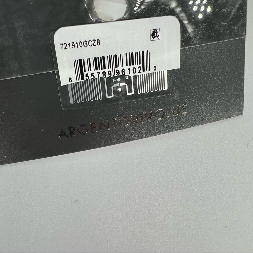 Argento Vivo CZ Chain Link Ring NWT - Picture 10 of 10